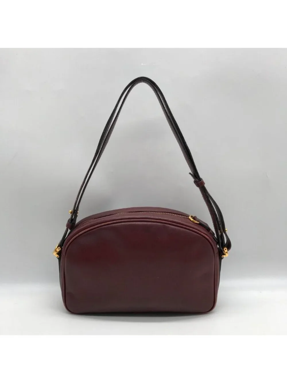 Cartier Burgundy Leather Must De Cartier Shoulder Bag